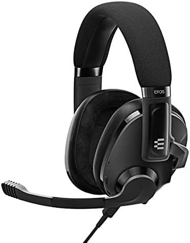 EPOS H3 Hybrid   Closed Acoustic Gaming Headset with Bluetooth   USB A PC & 3 5mm Console Cable   Dual Microphones   Lightweight   Easy Adjustment   Long Battery Life   Multi Platform Compatible Black