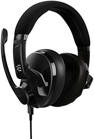 EPOS H3 Hybrid   Closed Acoustic Gaming Headset with Bluetooth   USB A PC & 3 5mm Console Cable   Dual Microphones   Lightweight   Easy Adjustment   Long Battery Life   Multi Platform Compatible Black