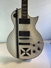 ESP Iron Cross White Black Electric Guitar Switch HH W/Bag Read Description
