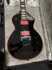 ESP LTD GH 600 Electric Guitar with Case   Black/Red