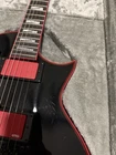 ESP LTD GH 600 Electric Guitar with Case   Black/Red