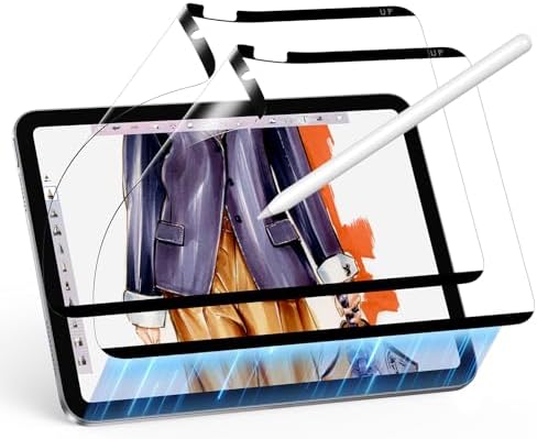 ESR Paper Feel Magnetic Screen Protector for iPad Air 13 Inch M3/M2  7th/6th Gen  2025/2024   Write and Draw Like on Paper  Detachable and Reusable  Compatible with Tempered Film  Matte  Anti Glare