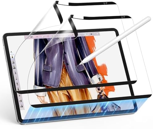 ESR Paper Feel Magnetic Screen Protector for iPad Air 13 Inch M3/M2  7th/6th Gen  2025/2024   Write and Draw Like on Paper  Detachable and Reusable  Compatible with Tempered Film  Matte  Anti Glare