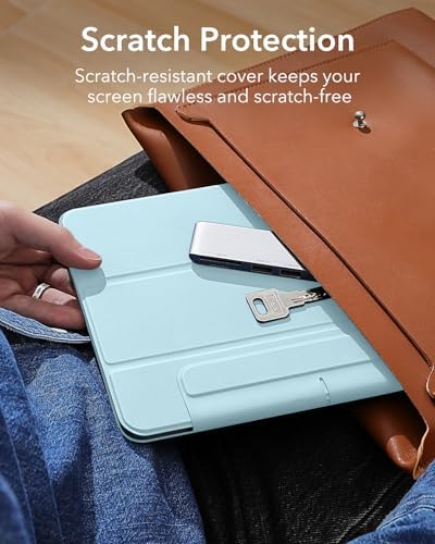 ESR for iPad Air 13 Inch Case M3/M2  2025/2024   iPad Pro 12 9 6th/5th/4th Gen  Powerful Magnetic Attachment  Slim Trifold Stand Case  Supports Pencil Pro & Pencil  USB C   Rebound Series  Black