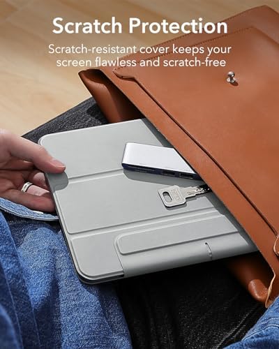 ESR for iPad Air 13 Inch Case M3/M2  2025/2024   iPad Pro 12 9 6th/5th/4th Gen  Powerful Magnetic Attachment  Slim Trifold Stand Case  Supports Pencil Pro & Pencil  USB C   Rebound Series  Black