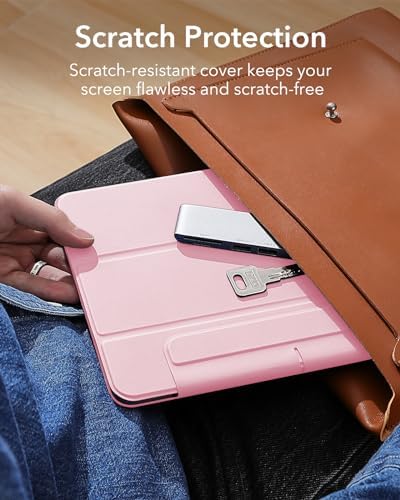 ESR for iPad Air 13 Inch Case M3/M2  2025/2024   iPad Pro 12 9 6th/5th/4th Gen  Powerful Magnetic Attachment  Slim Trifold Stand Case  Supports Pencil Pro & Pencil  USB C   Rebound Series  Black