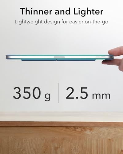 ESR for iPad Air 13 Inch Case M3/M2  2025/2024   iPad Pro 12 9 6th/5th/4th Gen  Powerful Magnetic Attachment  Slim Trifold Stand Case  Supports Pencil Pro & Pencil  USB C   Rebound Series  Black