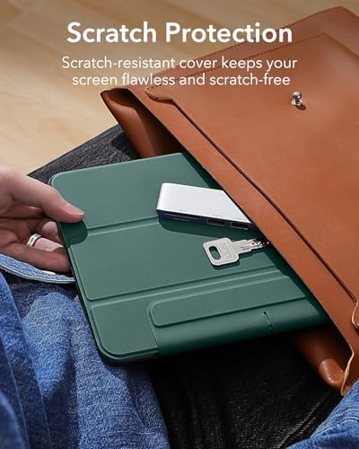 ESR for iPad Air 13 Inch Case M3/M2  2025/2024   iPad Pro 12 9 6th/5th/4th Gen  Powerful Magnetic Attachment  Slim Trifold Stand Case  Supports Pencil Pro & Pencil  USB C   Rebound Series  Black