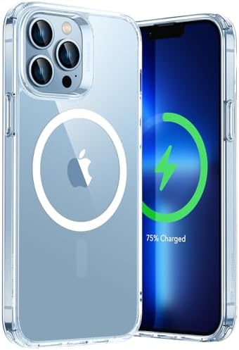ESR for iPhone 13 Pro Case  Compatible with MagSafe  Shockproof Military Grade Protection  Yellowing Resistant  Magnetic Phone Case for iPhone 13 Pro  Classic Hybrid Case  HaloLock   Clear
