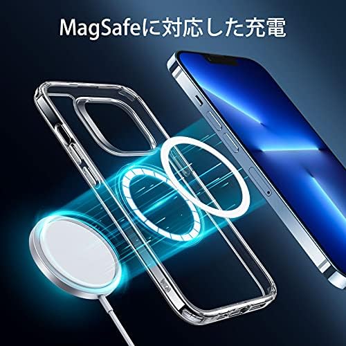 ESR for iPhone 13 Pro Case  Compatible with MagSafe  Shockproof Military Grade Protection  Yellowing Resistant  Magnetic Phone Case for iPhone 13 Pro  Classic Hybrid Case  HaloLock   Clear