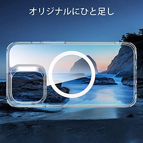 ESR for iPhone 13 Pro Case  Compatible with MagSafe  Shockproof Military Grade Protection  Yellowing Resistant  Magnetic Phone Case for iPhone 13 Pro  Classic Hybrid Case  HaloLock   Clear
