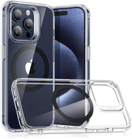 ESR for iPhone 14/iPhone 13 Case  Compatible with MagSafe  Classic Hybrid Magnetic Mobile Phone Case iPhone 14/13 Case  Military Standard  Drop Protection  Clear