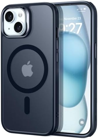 ESR for iPhone 14/iPhone 13 Case  Compatible with MagSafe  Classic Hybrid Magnetic Mobile Phone Case iPhone 14/13 Case  Military Standard  Drop Protection  Clear