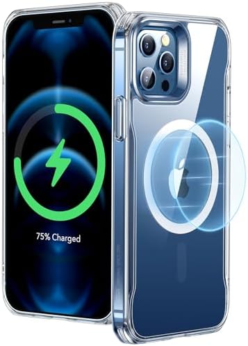 ESR for iPhone 14/iPhone 13 Case  Compatible with MagSafe  Classic Hybrid Magnetic Mobile Phone Case iPhone 14/13 Case  Military Standard  Drop Protection  Clear