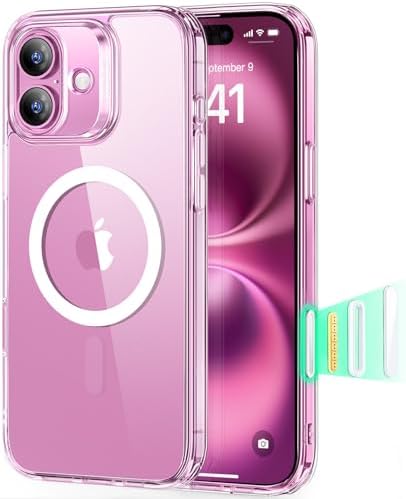 ESR for iPhone 14/iPhone 13 Case  Compatible with MagSafe  Classic Hybrid Magnetic Mobile Phone Case iPhone 14/13 Case  Military Standard  Drop Protection  Clear