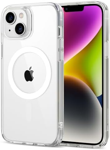 ESR for iPhone 14/iPhone 13 Case  Compatible with MagSafe  Classic Hybrid Magnetic Mobile Phone Case iPhone 14/13 Case  Military Standard  Drop Protection  Clear