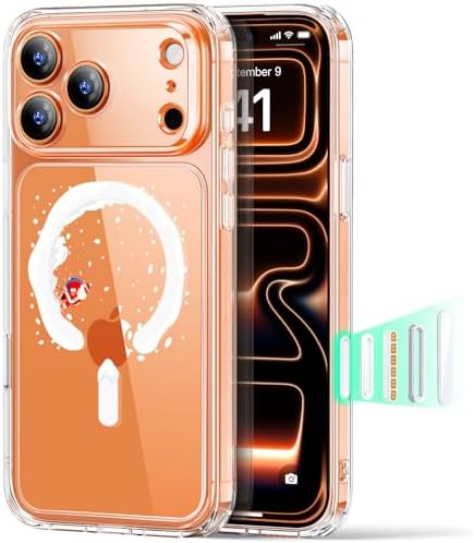 ESR for iPhone 14/iPhone 13 Case  Compatible with MagSafe  Classic Hybrid Magnetic Mobile Phone Case iPhone 14/13 Case  Military Standard  Drop Protection  Clear