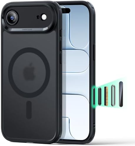 ESR for iPhone 14/iPhone 13 Case  Compatible with MagSafe  Classic Hybrid Magnetic Mobile Phone Case iPhone 14/13 Case  Military Standard  Drop Protection  Clear