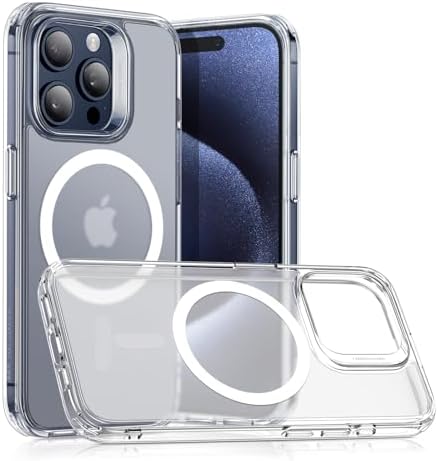 ESR for iPhone 14/iPhone 13 Case  Compatible with MagSafe  Classic Hybrid Magnetic Mobile Phone Case iPhone 14/13 Case  Military Standard  Drop Protection  Clear