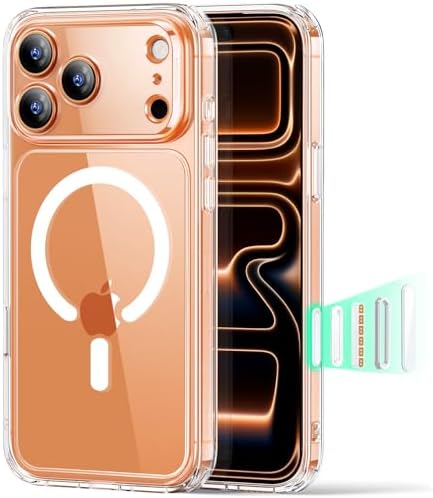 ESR for iPhone 14/iPhone 13 Case  Compatible with MagSafe  Classic Hybrid Magnetic Mobile Phone Case iPhone 14/13 Case  Military Standard  Drop Protection  Clear