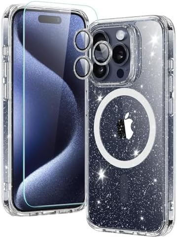 ESR for iPhone 14/iPhone 13 Case  Compatible with MagSafe  Classic Hybrid Magnetic Mobile Phone Case iPhone 14/13 Case  Military Standard  Drop Protection  Clear