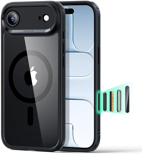 ESR for iPhone 14/iPhone 13 Case  Compatible with MagSafe  Classic Hybrid Magnetic Mobile Phone Case iPhone 14/13 Case  Military Standard  Drop Protection  Clear
