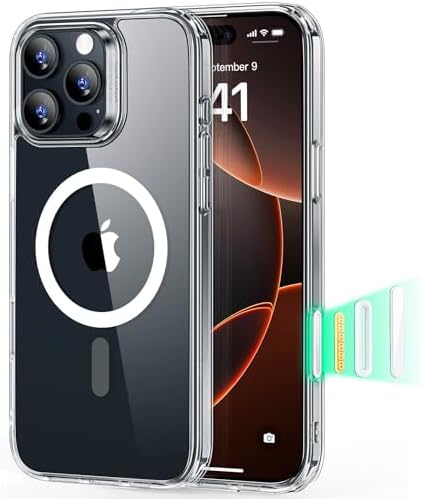 ESR for iPhone 14/iPhone 13 Case  Compatible with MagSafe  Classic Hybrid Magnetic Mobile Phone Case iPhone 14/13 Case  Military Standard  Drop Protection  Clear