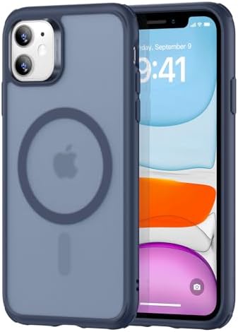 ESR for iPhone 14/iPhone 13 Case  Compatible with MagSafe  Classic Hybrid Magnetic Mobile Phone Case iPhone 14/13 Case  Military Standard  Drop Protection  Clear