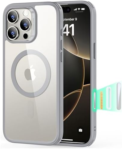ESR for iPhone 14/iPhone 13 Case  Compatible with MagSafe  Classic Hybrid Magnetic Mobile Phone Case iPhone 14/13 Case  Military Standard  Drop Protection  Clear