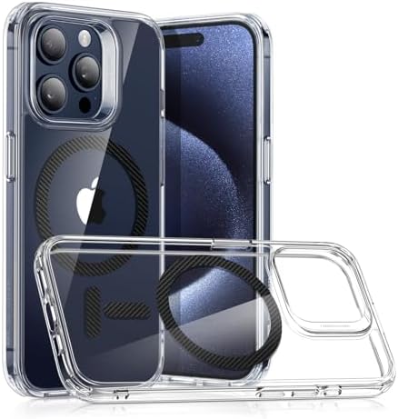 ESR for iPhone 14/iPhone 13 Case  Compatible with MagSafe  Classic Hybrid Magnetic Mobile Phone Case iPhone 14/13 Case  Military Standard  Drop Protection  Clear