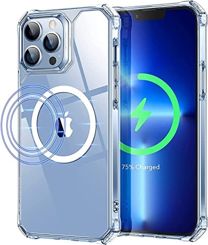 ESR for iPhone 14/iPhone 13 Case  Compatible with MagSafe  Classic Hybrid Magnetic Mobile Phone Case iPhone 14/13 Case  Military Standard  Drop Protection  Clear