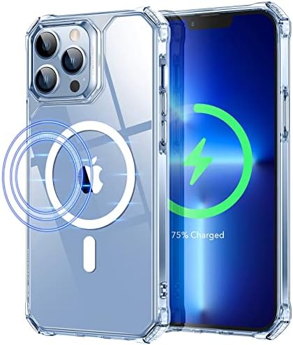 ESR for iPhone 14/iPhone 13 Case  Compatible with MagSafe  Classic Hybrid Magnetic Mobile Phone Case iPhone 14/13 Case  Military Standard  Drop Protection  Clear