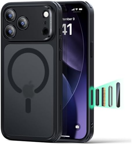 ESR for iPhone 14/iPhone 13 Case  Compatible with MagSafe  Classic Hybrid Magnetic Mobile Phone Case iPhone 14/13 Case  Military Standard  Drop Protection  Clear