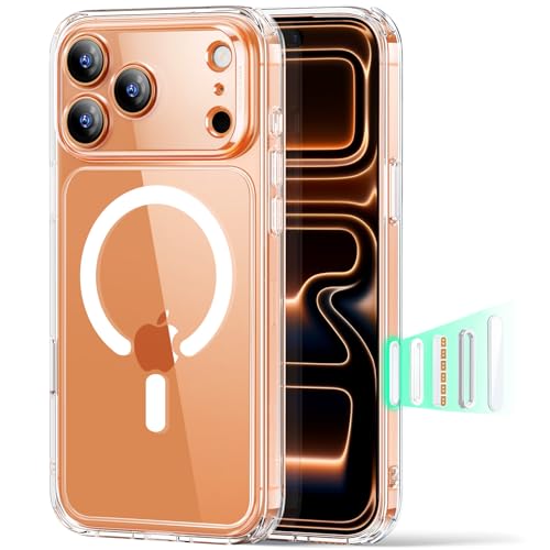 ESR for iPhone 17 Pro Case  Camera Control  Compatible with MagSafe  Shockproof Military Grade Protection  Magnetic Phone Case for iPhone 17 Pro  Classic Hybrid Case  Clear