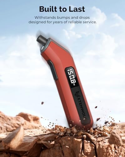 ETENWOLF T300 Digital Tire Pressure Gauge 3 200 PSI  Industrial Tire Gauge Calibrated to ANSI B40 7 Grade 2A Plus Minus 0 5    Replaceable AAA Batteries  Vivid Orange