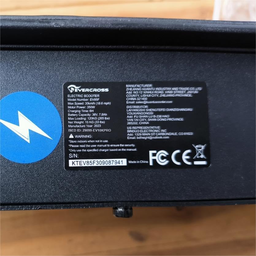 EVERCROSS Electric Scooter  350W/500W Electric Scooter Adults  8 5/10 Tires  Up to 19/22 Miles Range  19 MPH Lightweight E Scooter with Dual Shock Absorption