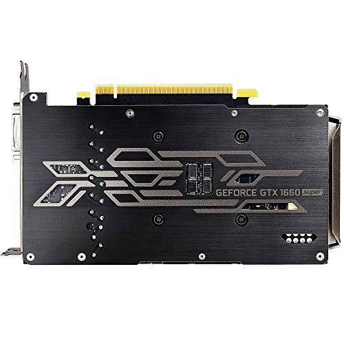 EVGA 06G P4 1068 KR GeForce GTX 1660 Super Sc Ultra Gaming  6GB GDDR6  Dual Fan  Metal Backplate  Renewed 