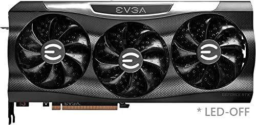 EVGA GeForce RTX 3090 FTW3 Ultra Gaming  24GB GDDR6X  10496 CUDA Cores  1800MHz Boost Clock  3x Fans  ARGB LED  Metal Backplate  PCIe 4  HDMI  DisplayPort  Desktop Compatible