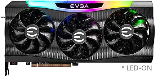EVGA GeForce RTX 3090 FTW3 Ultra Gaming  24GB GDDR6X  10496 CUDA Cores  1800MHz Boost Clock  3x Fans  ARGB LED  Metal Backplate  PCIe 4  HDMI  DisplayPort  Desktop Compatible