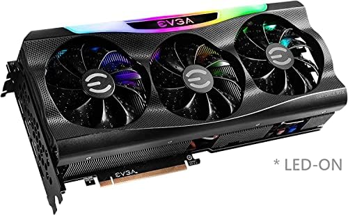 EVGA GeForce RTX 3090 FTW3 Ultra Gaming  24GB GDDR6X  10496 CUDA Cores  1800MHz Boost Clock  3x Fans  ARGB LED  Metal Backplate  PCIe 4  HDMI  DisplayPort  Desktop Compatible