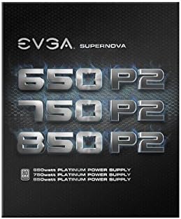 EVGA SuperNOVA 850 P2  80  PLATINUM 850W   Fully Modular   EVGA ECO Mode  10 Year Warranty   Includes FREE Power On Self Tester  Power Supply 220 P2 0850 X1 Black