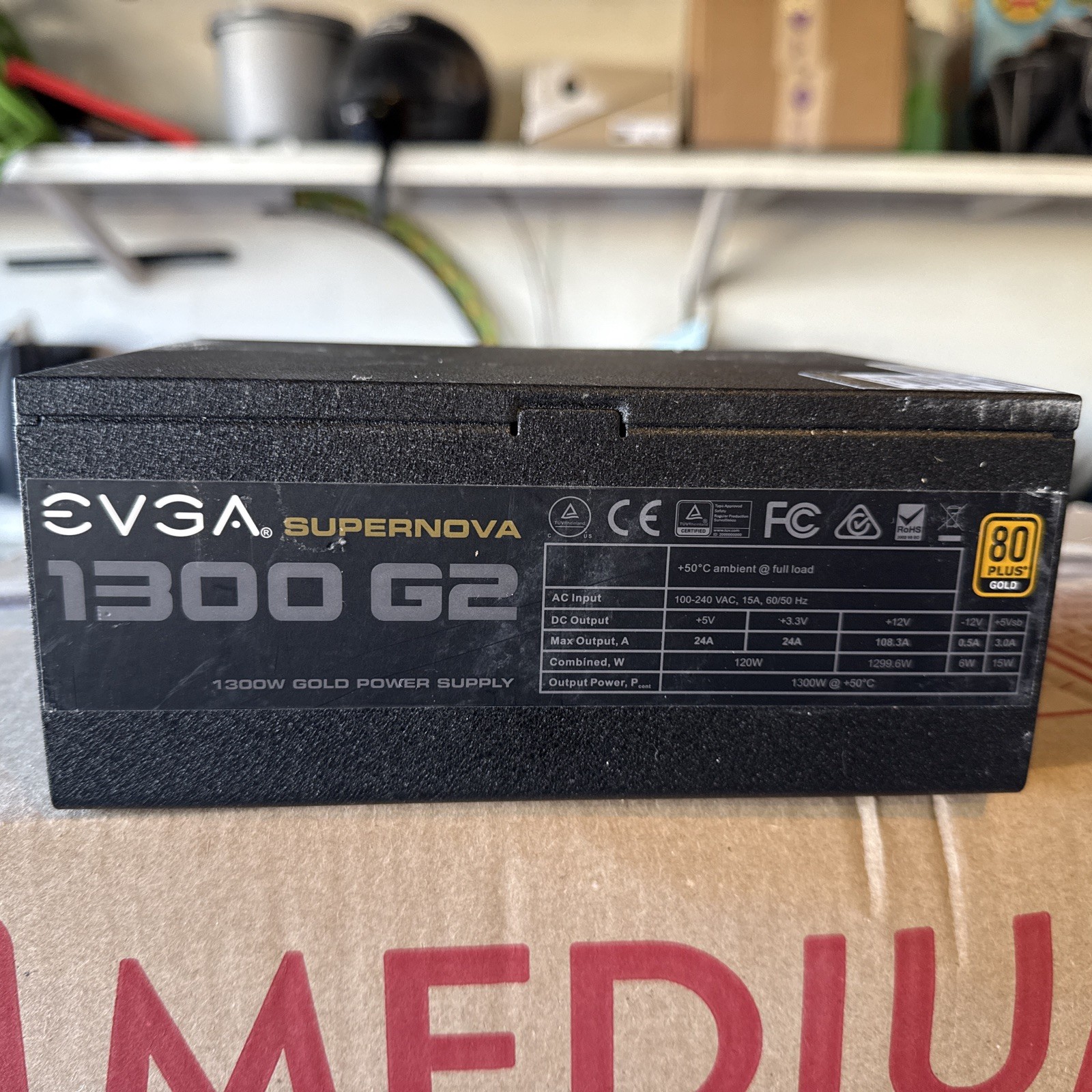 EVGA Supernova 1300 G2 1300W 80 Plus Gold ATX Power Supply CPU SATA VGA
