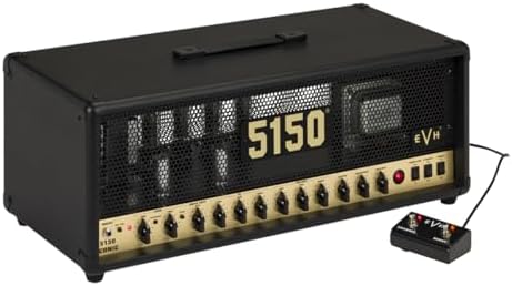EVH 5150 Iconic Series EL34 80 watt Amplifier Head   Black/Gold