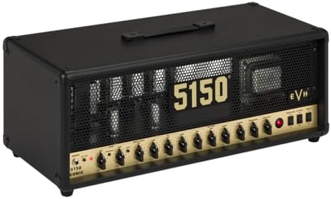 EVH 5150 Iconic Series EL34 80 watt Amplifier Head   Black/Gold