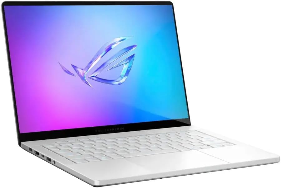 EXCaliberPC  2025  ASUS ROG Zephyrus G14 GA403UM G14 R9HX4  AMD Ryzen 9 270  16GB LPDDR5X  1TB NVMe SSD  NVIDIA GeForce RTX 5060  14 3K OLED 120Hz  Windows 11  Gaming Laptop