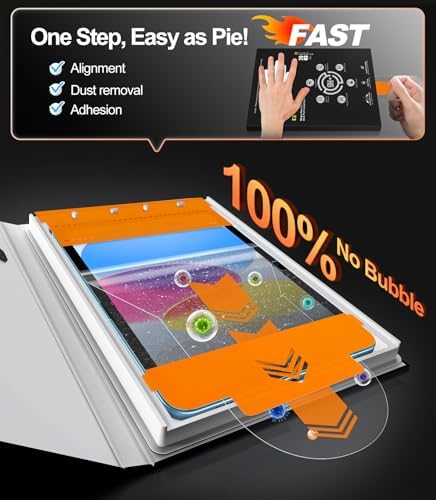 EZ GLAZ 2 Pack for iPad A16 2025 11th  11 Inch  / 10th Gen 2022  10 9 Inch  Screen Protector  Military Grade Shatterproof  9H  Tempered Glass with Installation Box  Anti Scratch  Apple Pencil Compatible  HD Clarity  Bubble Free