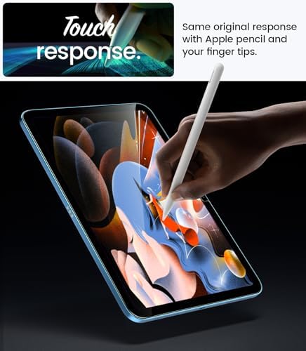 EZ GLAZ 2 Pack for iPad A16 2025 11th  11 Inch  / 10th Gen 2022  10 9 Inch  Screen Protector  Military Grade Shatterproof  9H  Tempered Glass with Installation Box  Anti Scratch  Apple Pencil Compatible  HD Clarity  Bubble Free
