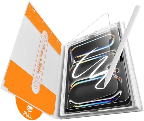 EZ GLAZ 2 Pack for iPad A16 2025 11th  11 Inch  / 10th Gen 2022  10 9 Inch  Screen Protector  Military Grade Shatterproof  9H  Tempered Glass with Installation Box  Anti Scratch  Apple Pencil Compatible  HD Clarity  Bubble Free
