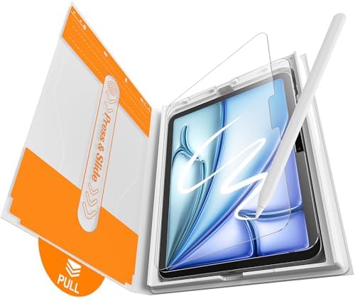 EZ GLAZ 2 Pack for iPad A16 2025 11th  11 Inch  / 10th Gen 2022  10 9 Inch  Screen Protector  Military Grade Shatterproof  9H  Tempered Glass with Installation Box  Anti Scratch  Apple Pencil Compatible  HD Clarity  Bubble Free