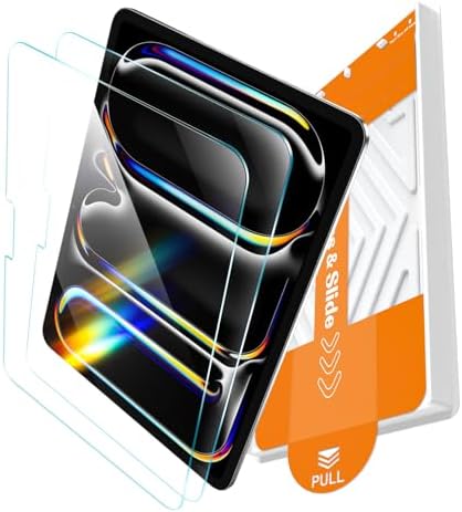 EZ GLAZ 2 Pack for iPad A16 2025 11th  11 Inch  / 10th Gen 2022  10 9 Inch  Screen Protector  Military Grade Shatterproof  9H  Tempered Glass with Installation Box  Anti Scratch  Apple Pencil Compatible  HD Clarity  Bubble Free